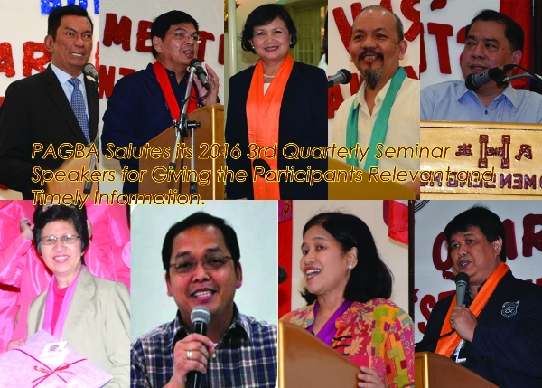 2016 3rd Quarter Seminar Pagba